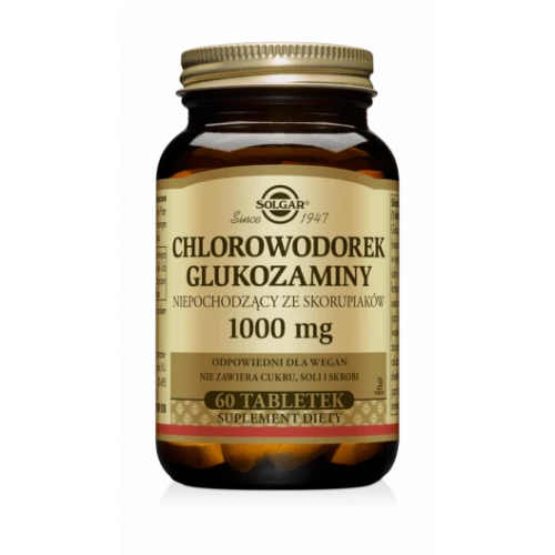 Solgar - Chlorowodorek glukozaminy 1000 mg - 60 tabletek Solgar - Chlorowodorek glukozaminy 1000 mg - 60 tabletek